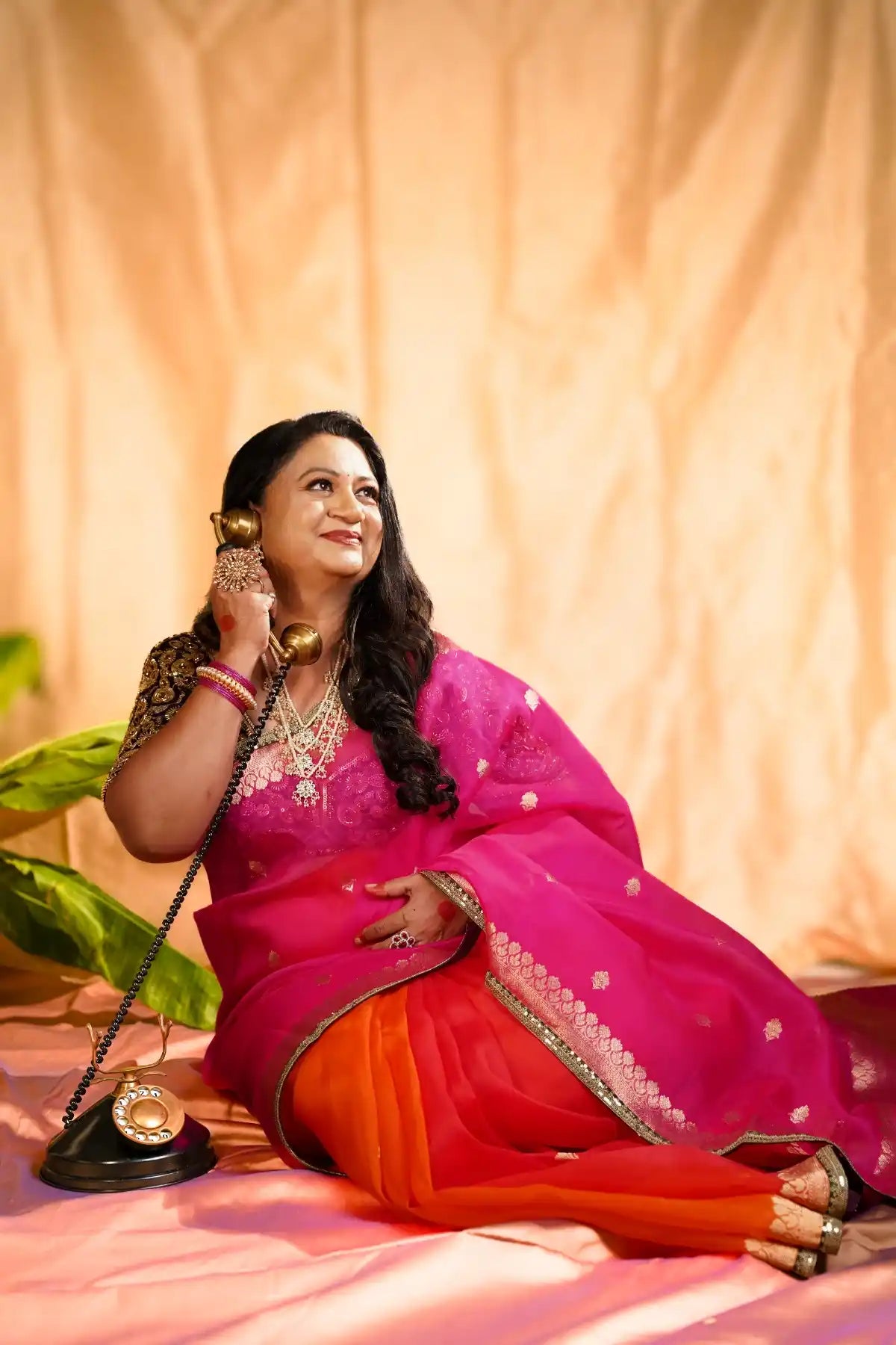 Trisandhya — Pure Kora Silk Banarasi Saree