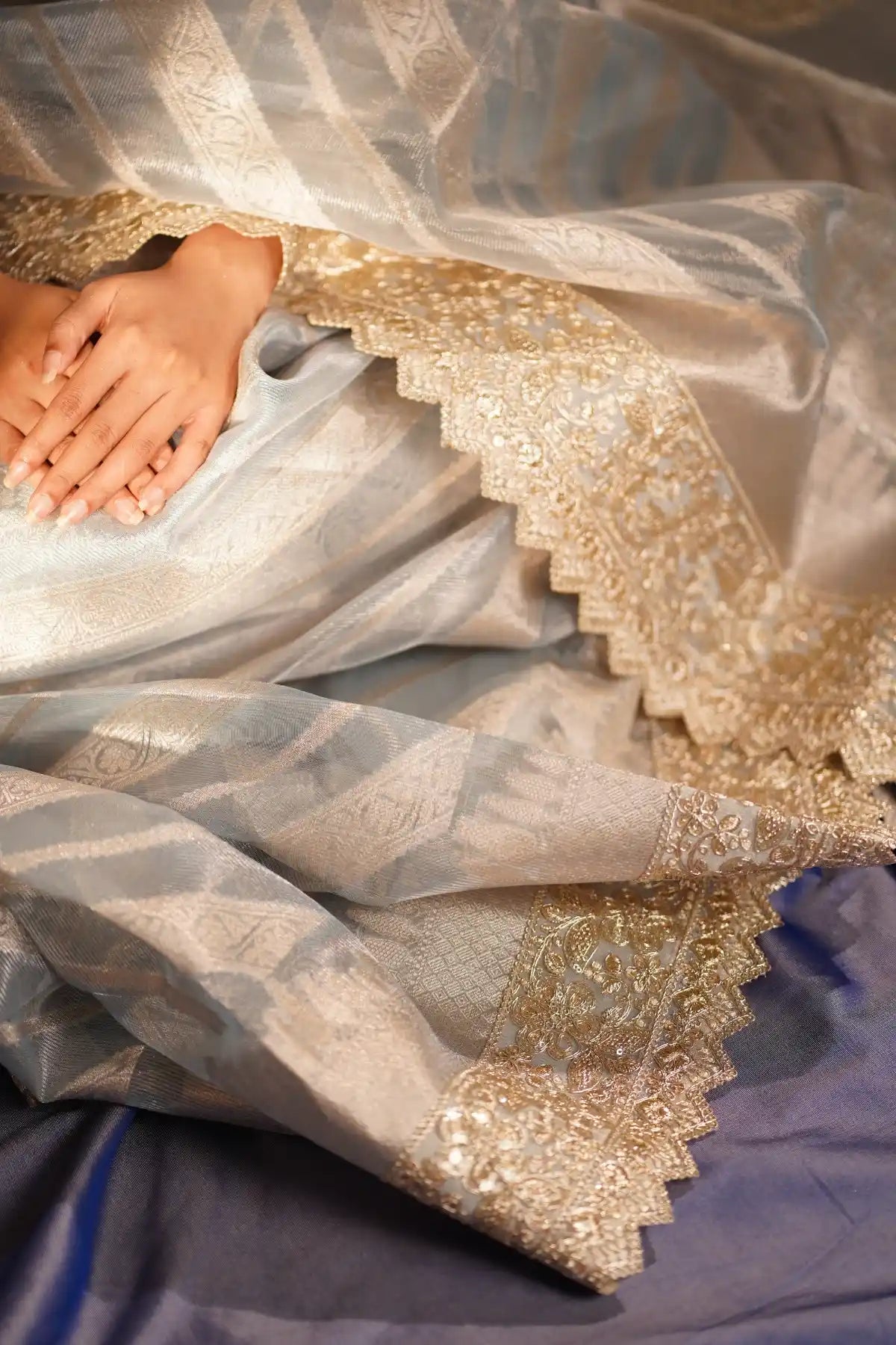 Himavayu — Tissue Organza Saree