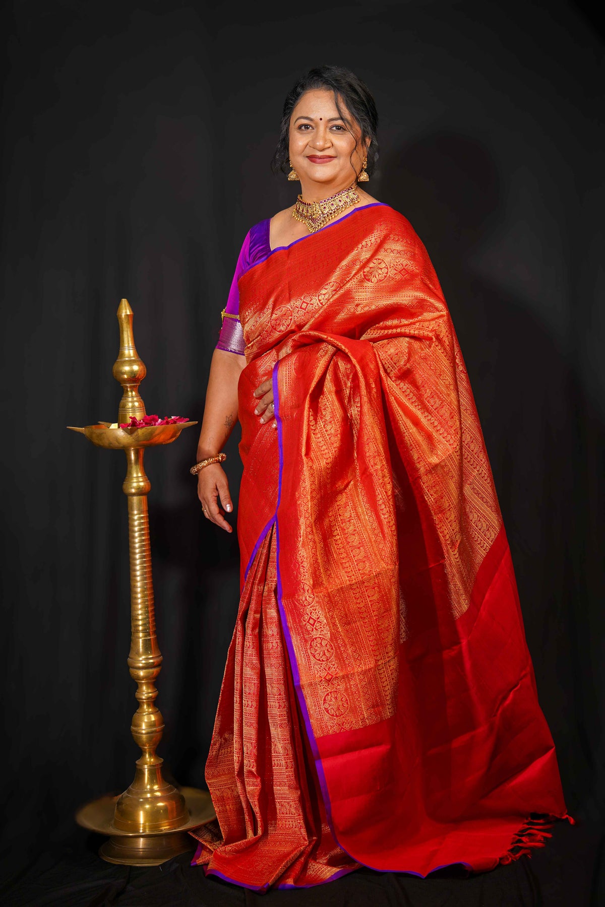 Rajkiran — Pure Kanchipuram Silk Saree
