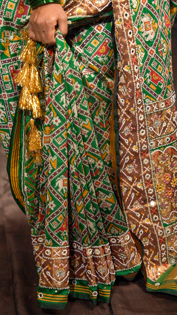 Patrangi — Patola Silk Saree with Embellished Work