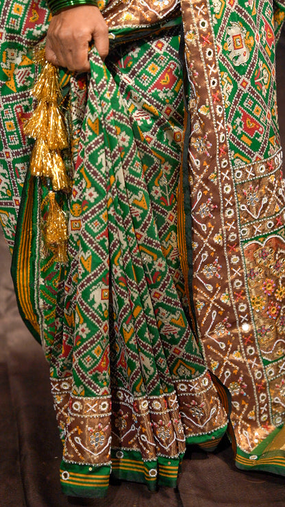 Patrangi — Patola Silk Saree with Embellished Work