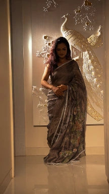 Dhumra Tussar Tissue Saree