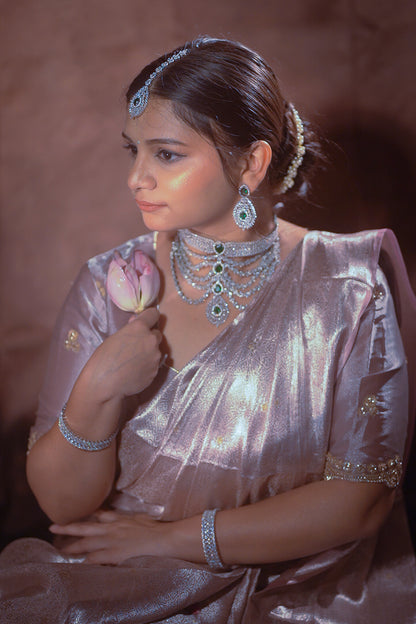 Gulabahār — Densely Woven Zari Mulberry Silk Saree