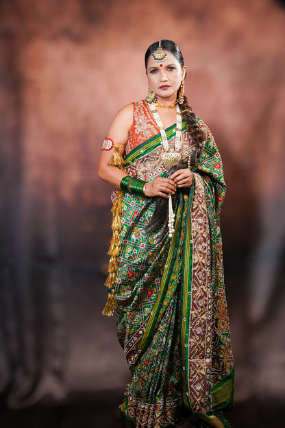 Patrangi — Patola Silk Saree with Embellished Work