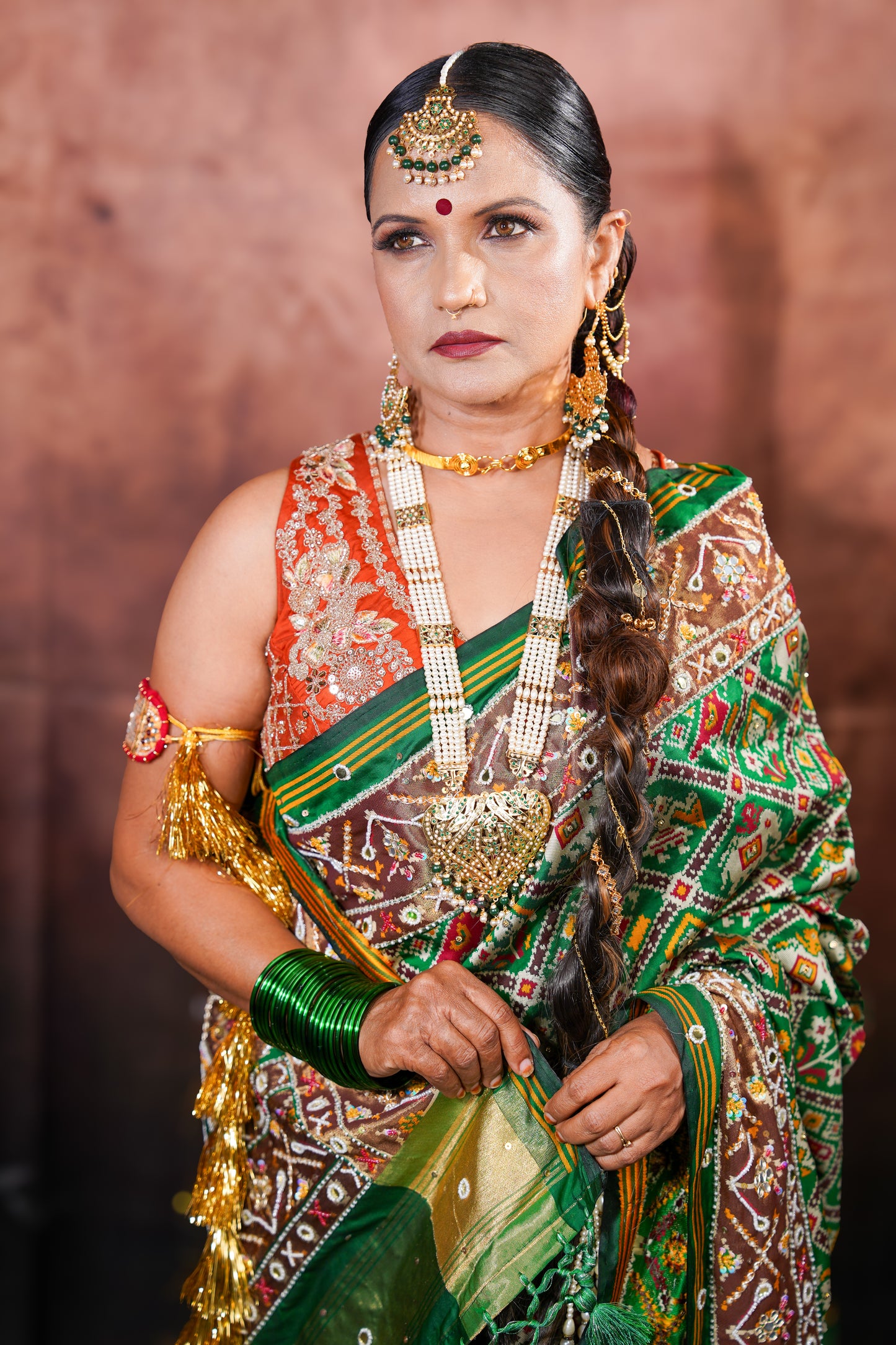 Patrangi — Patola Silk Saree with Embellished Work
