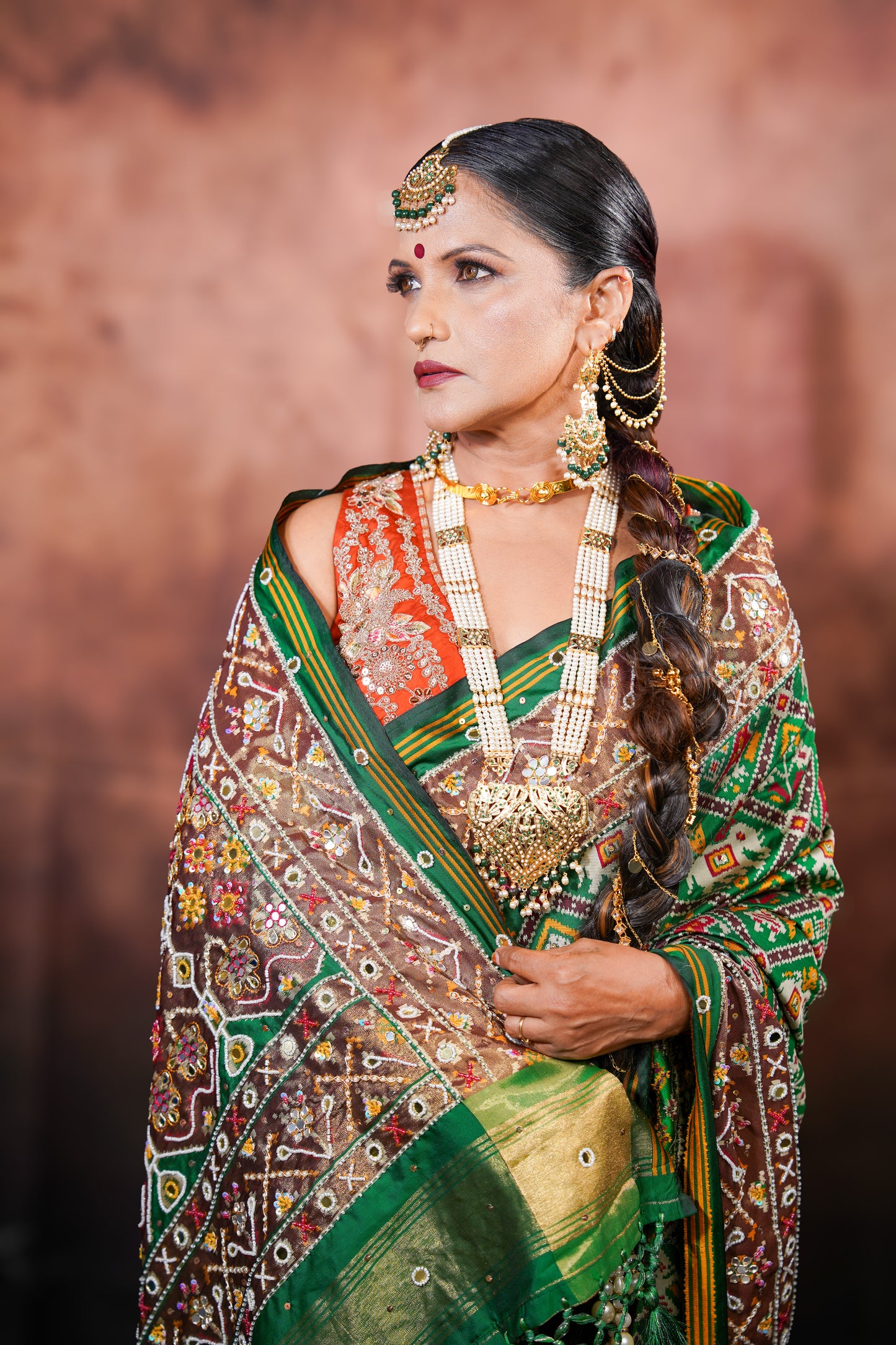 Patrangi — Patola Silk Saree with Embellished Work