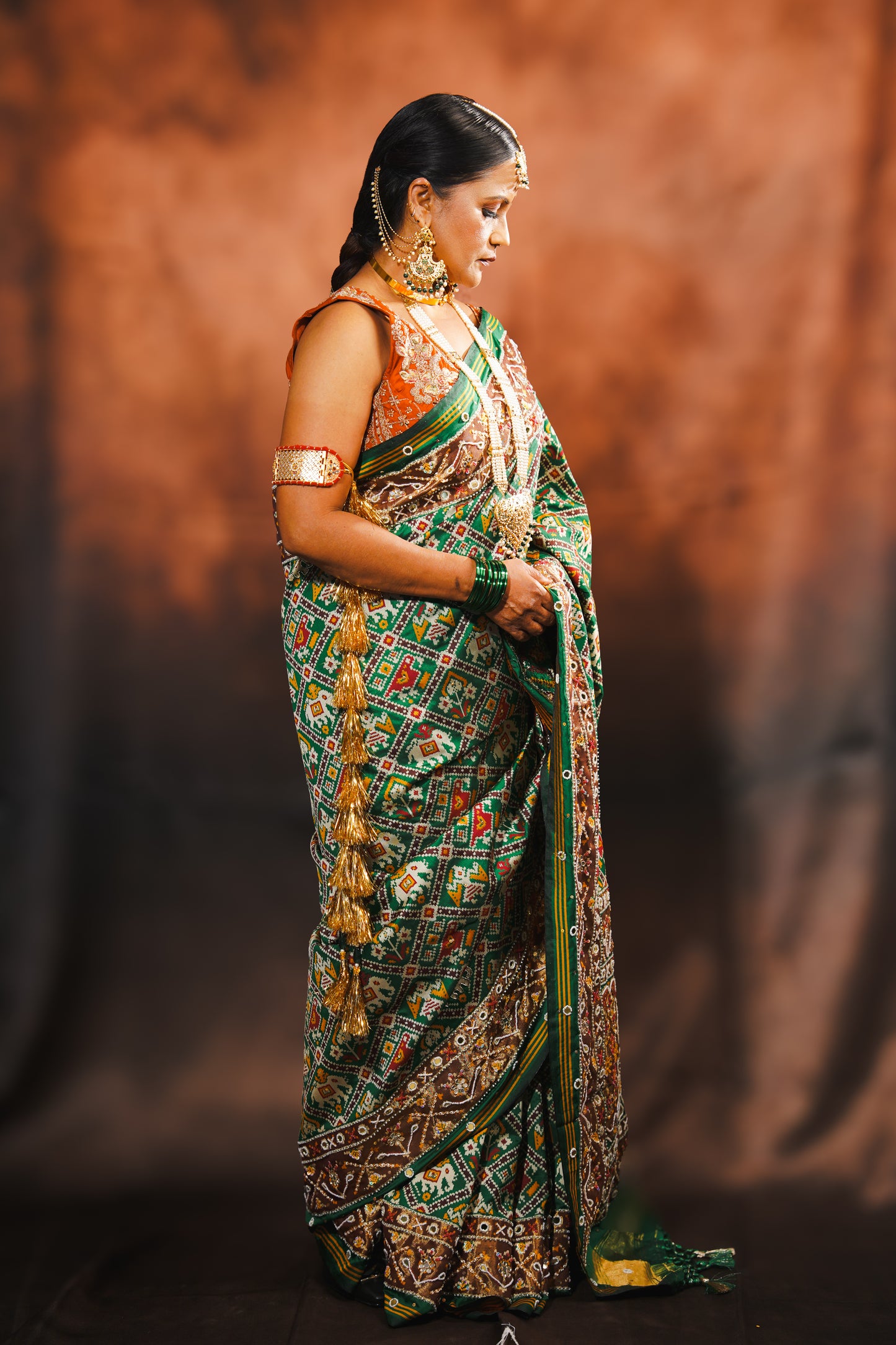 Patrangi — Patola Silk Saree with Embellished Work