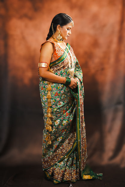 Patrangi — Patola Silk Saree with Embellished Work