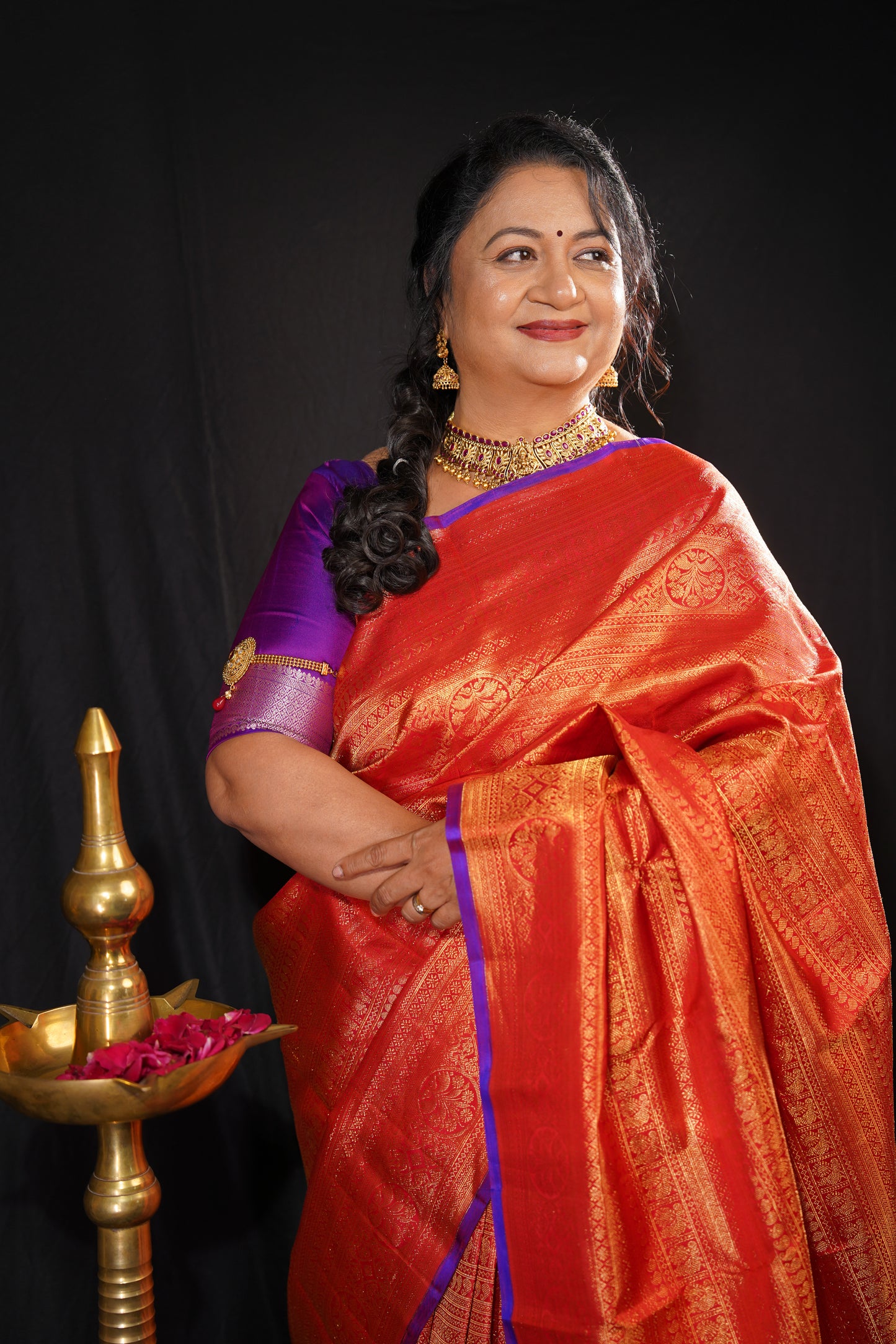 Rajkiran — Pure Kanchipuram Silk Saree
