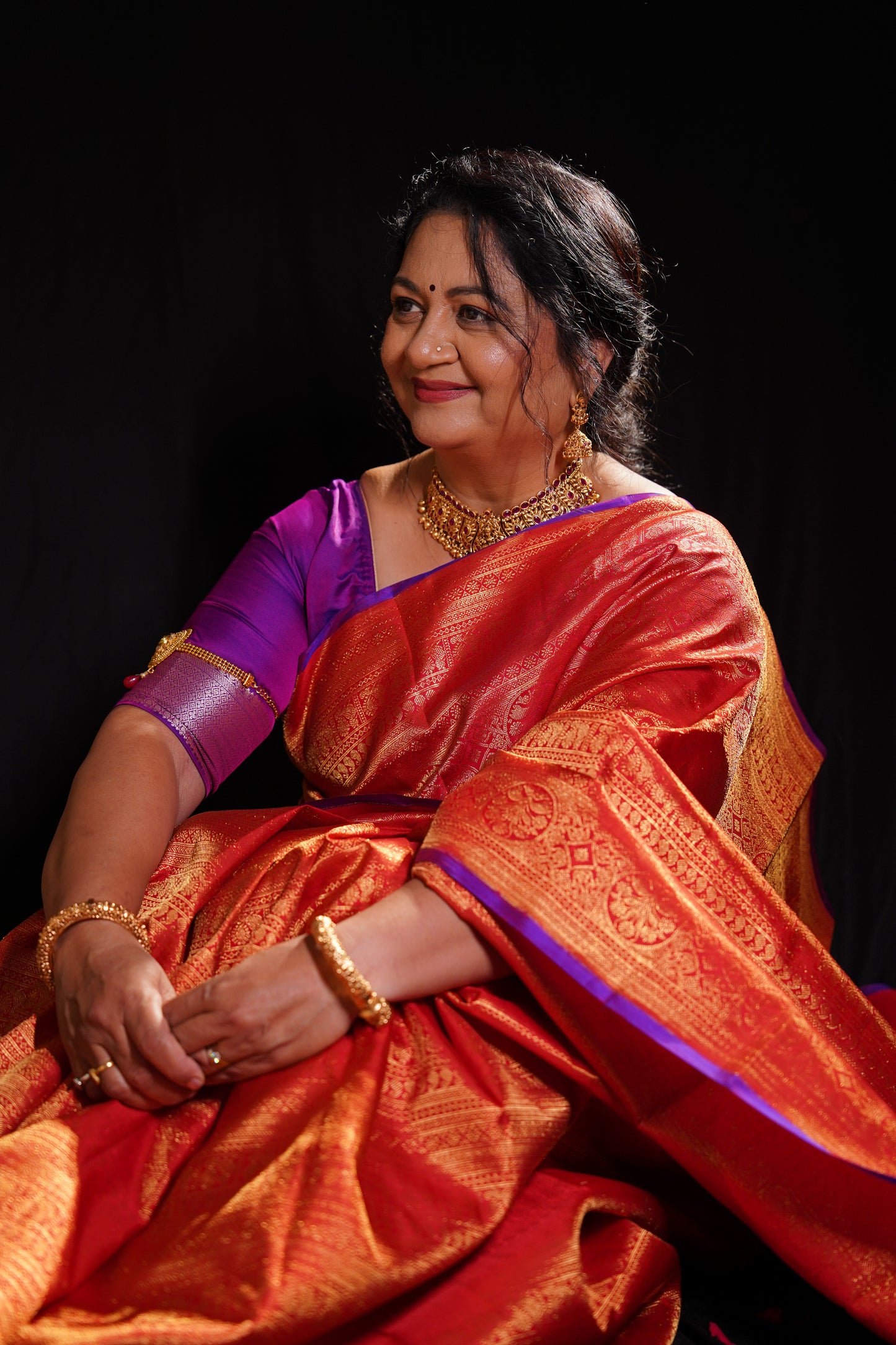Rajkiran — Pure Kanchipuram Silk Saree