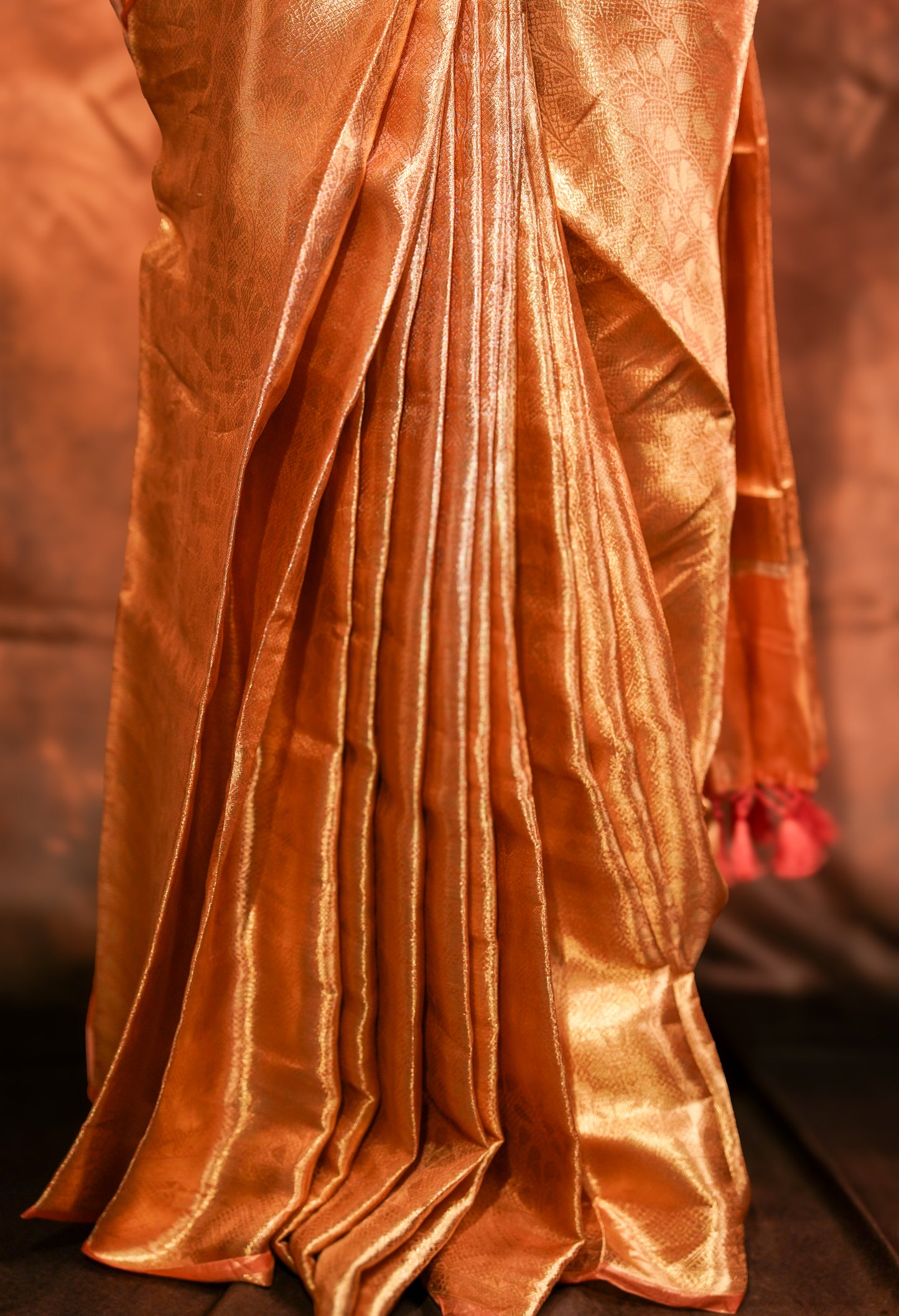 Kanapushpam — Densely Woven Zari Mulberry Silk Saree