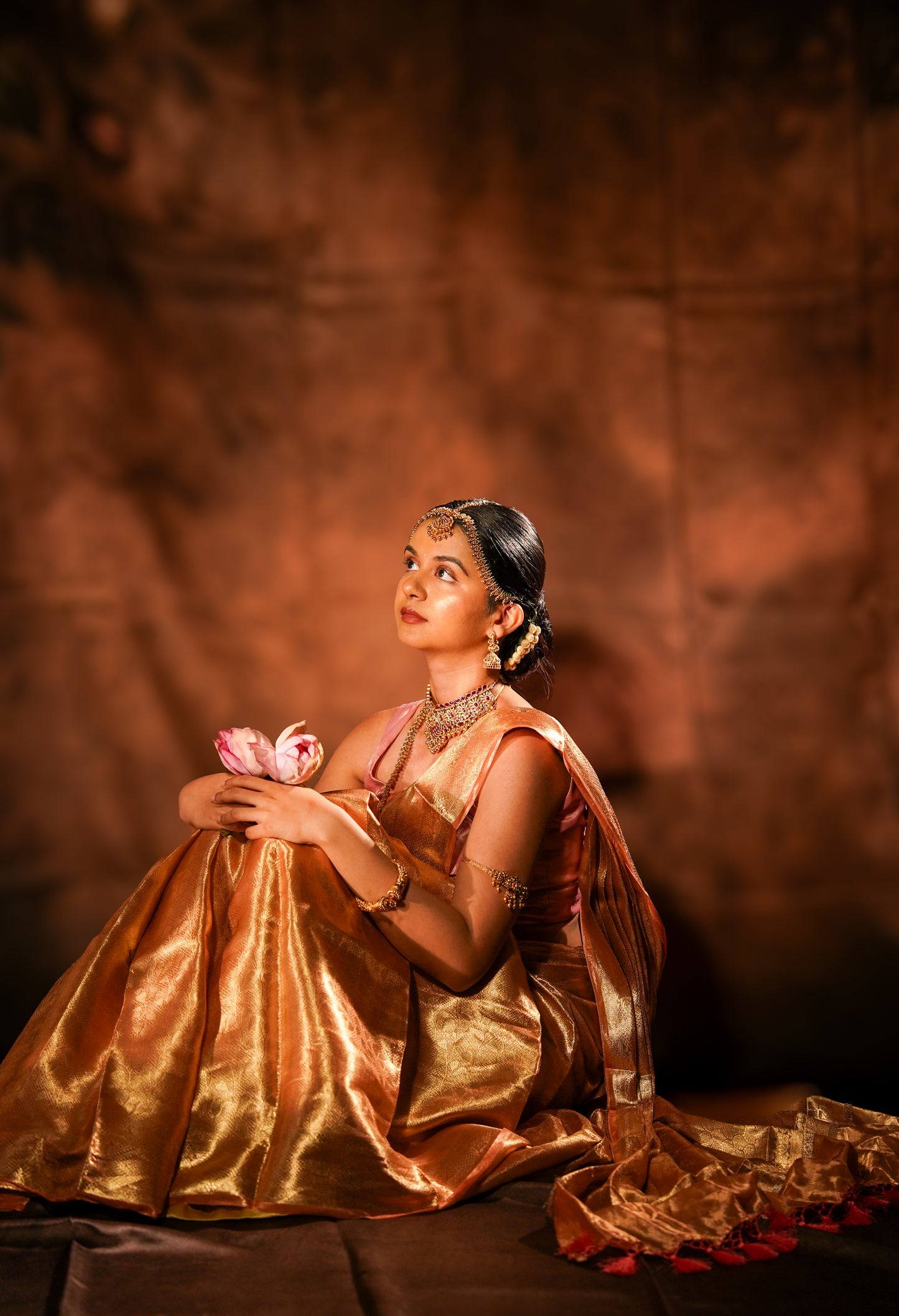 Kanapushpam — Densely Woven Zari Mulberry Silk Saree
