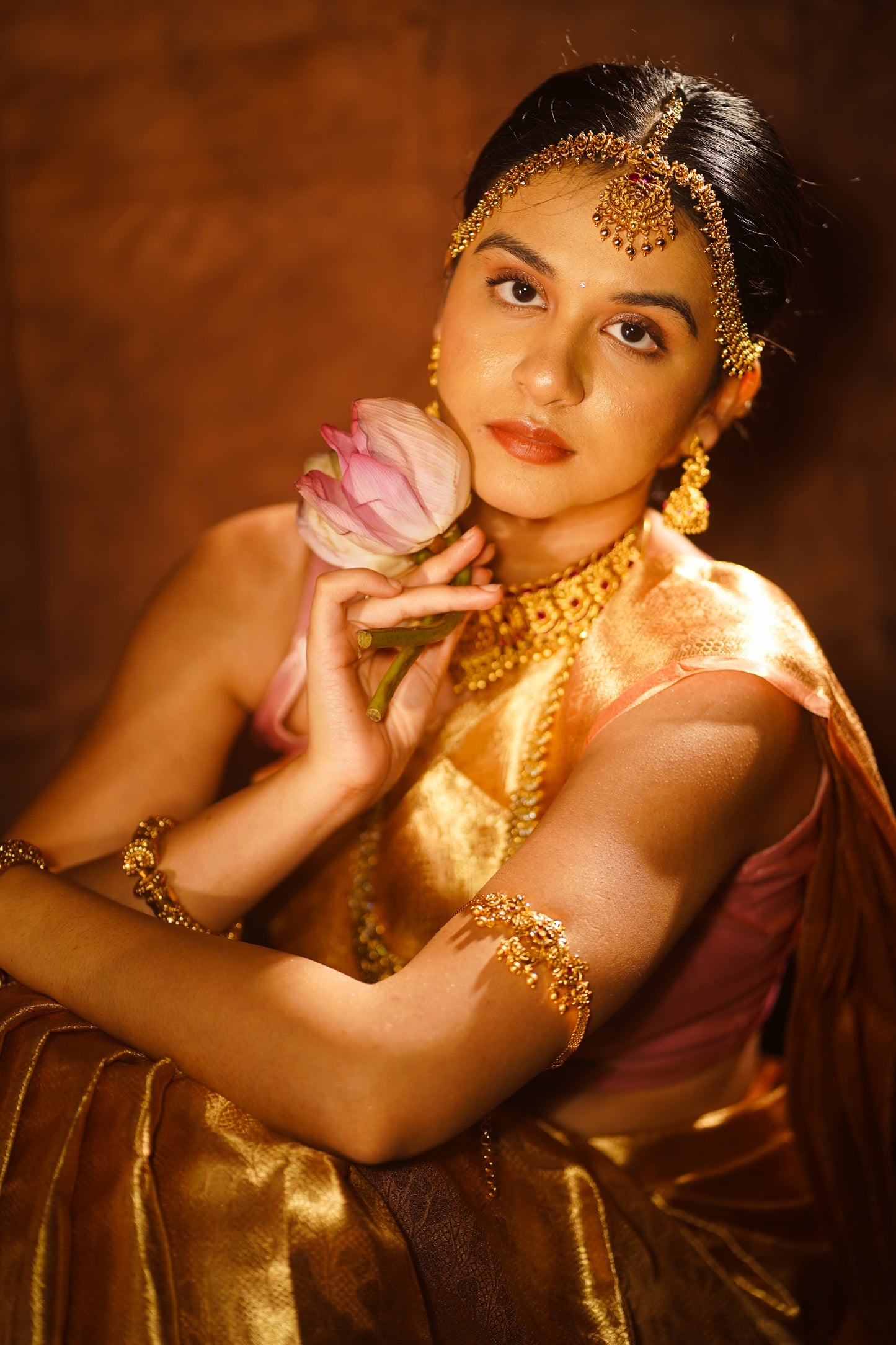 Kanapushpam — Densely Woven Zari Mulberry Silk Saree