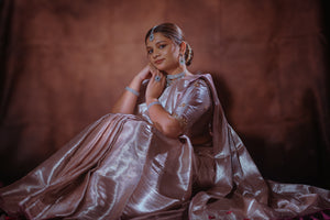 Gulabahār — Densely Woven Zari Mulberry Silk Saree
