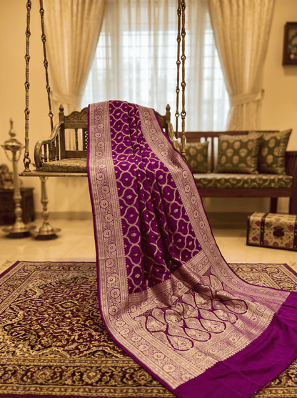 Rajnigandha — Katan Rangkat Banarasi Saree