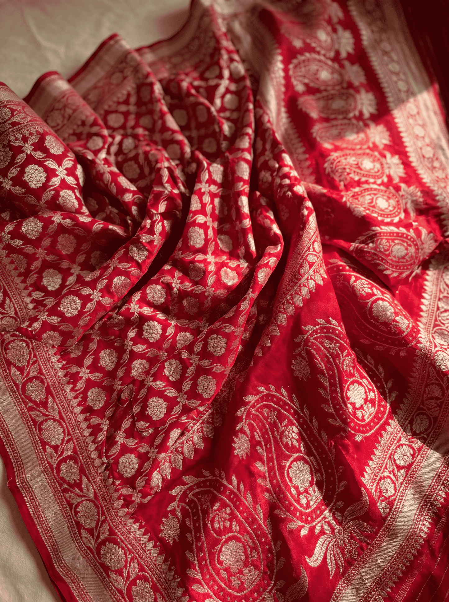 Pushpavati — Pure Katan Silk Banarasi Saree