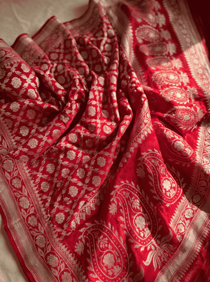 Pushpavati — Pure Katan Silk Banarasi Saree
