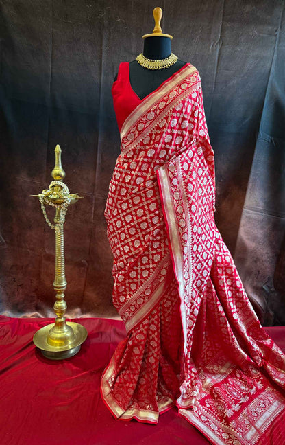 Pushpavati — Pure Katan Silk Banarasi Saree