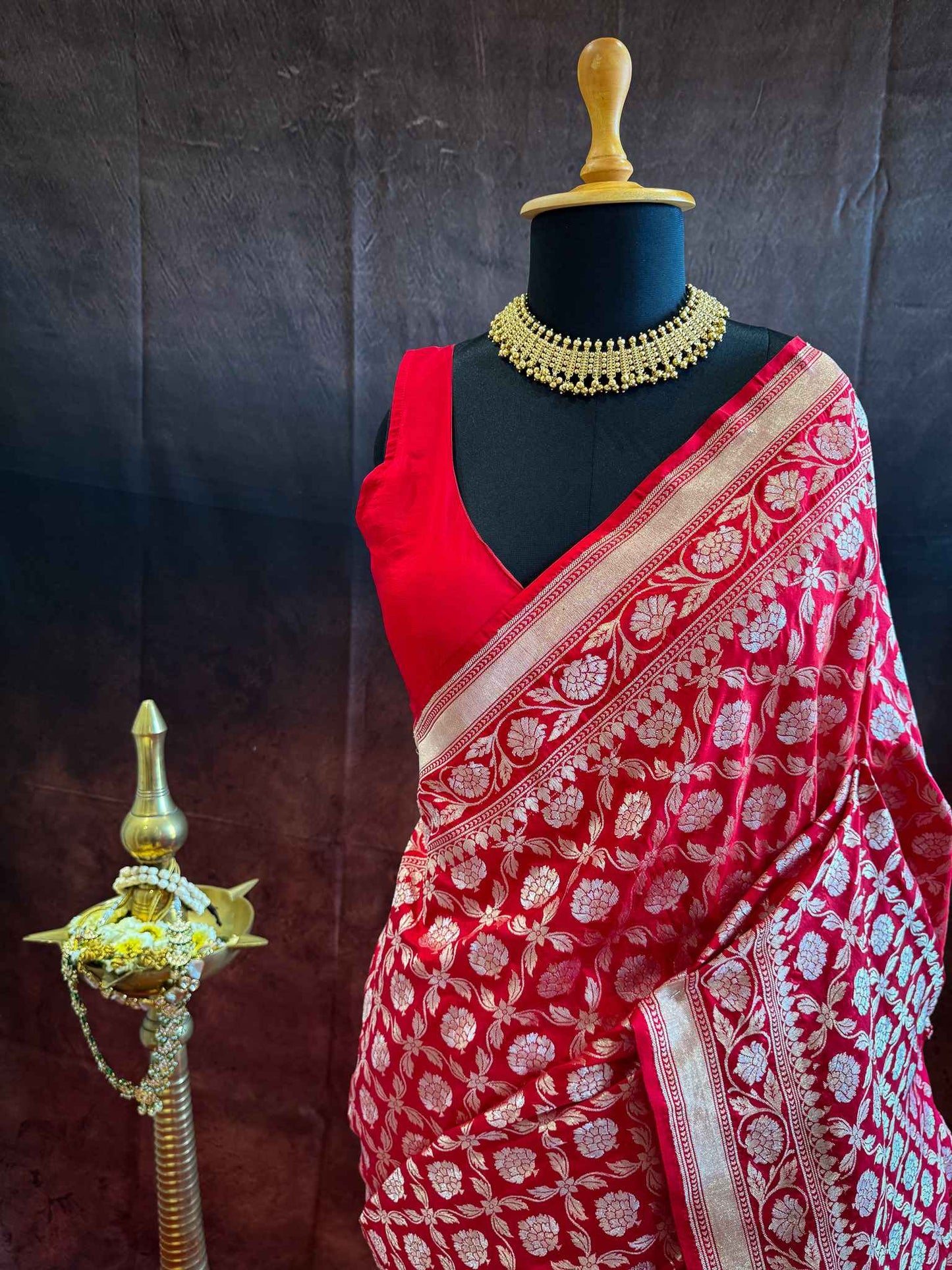 Pushpavati — Pure Katan Silk Banarasi Saree