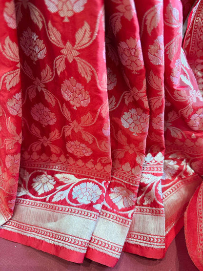 Pushpavati — Pure Katan Silk Banarasi Saree