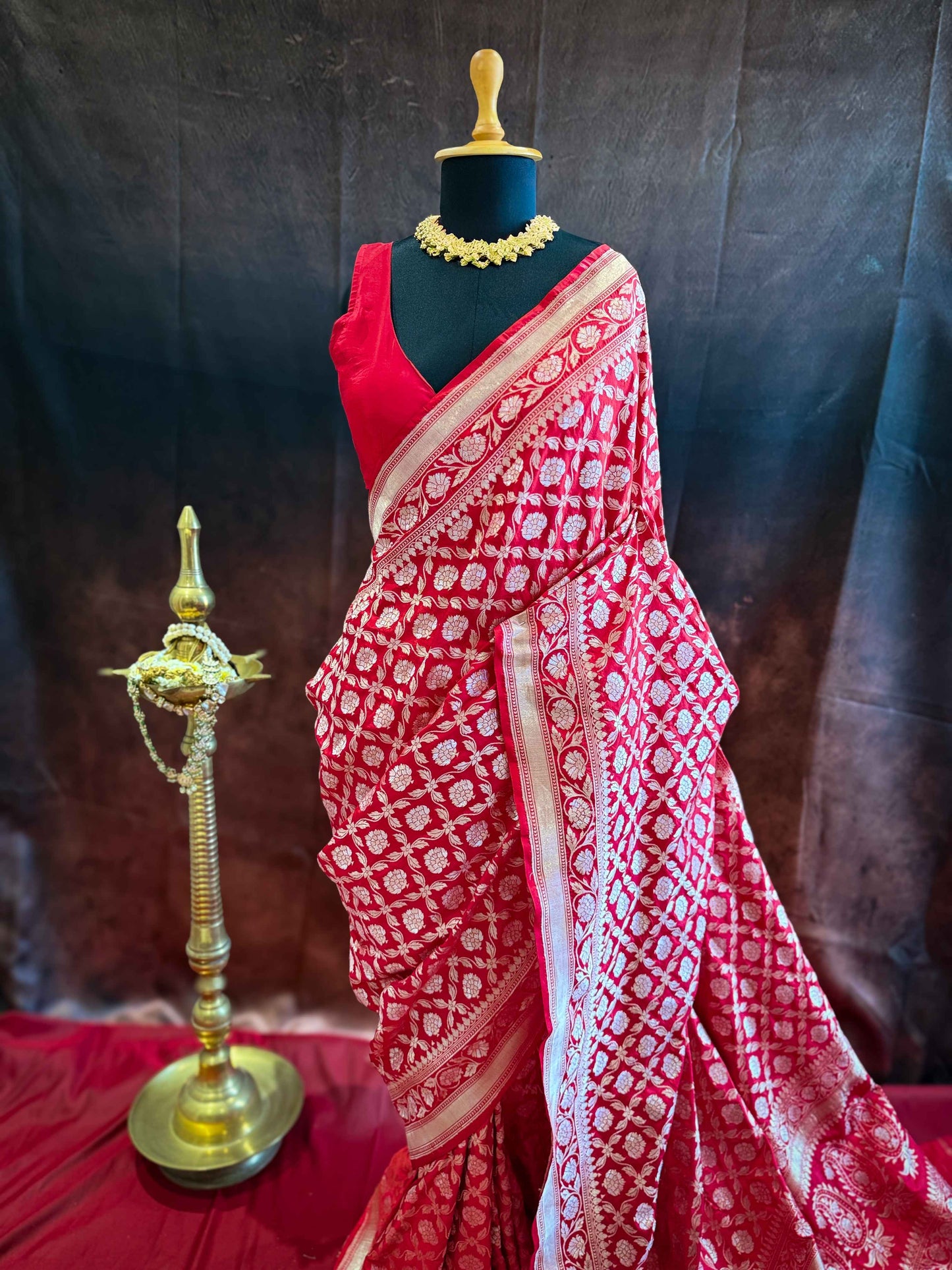 Pushpavati — Pure Katan Silk Banarasi Saree