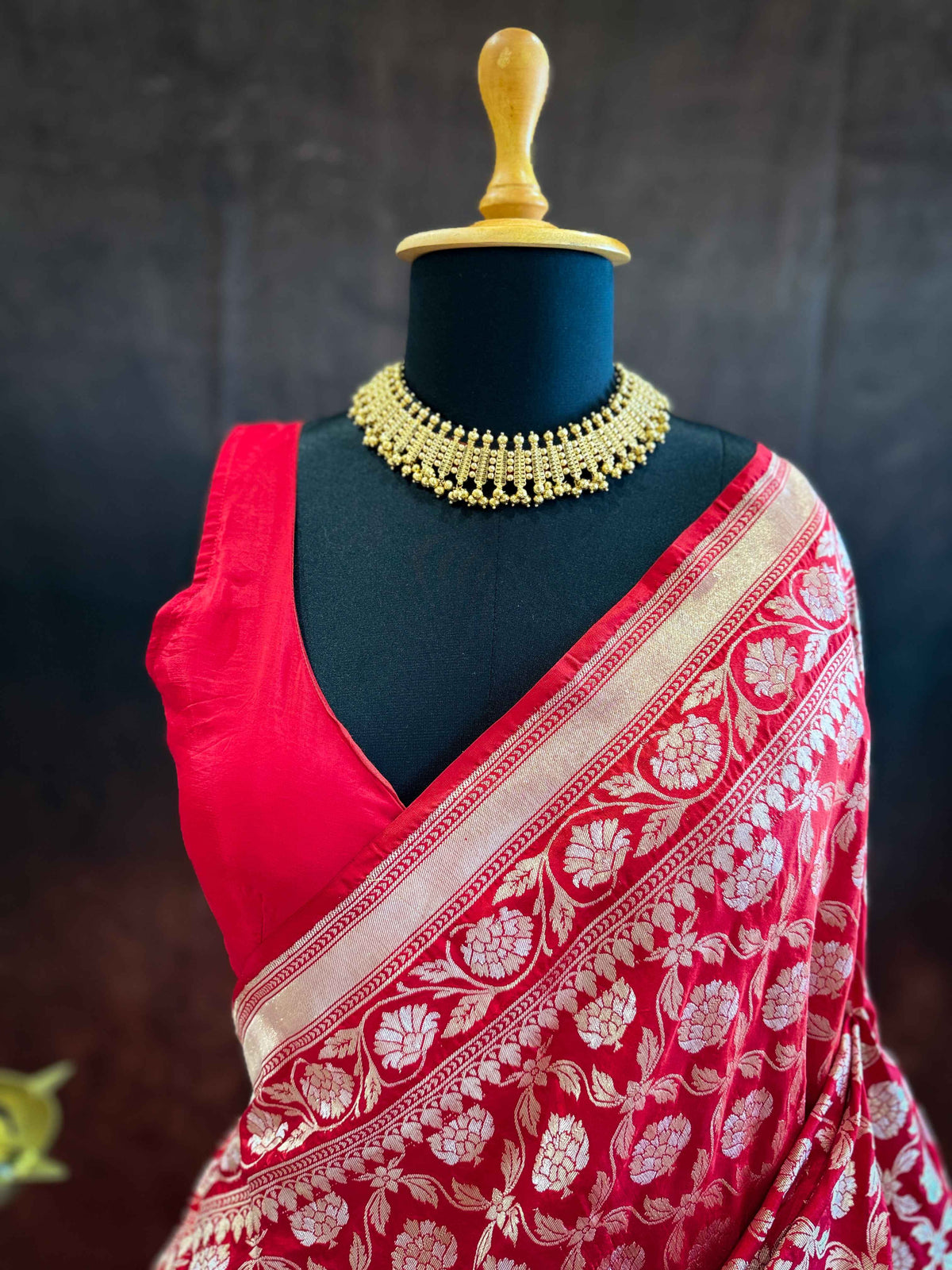 Pushpavati — Pure Katan Silk Banarasi Saree