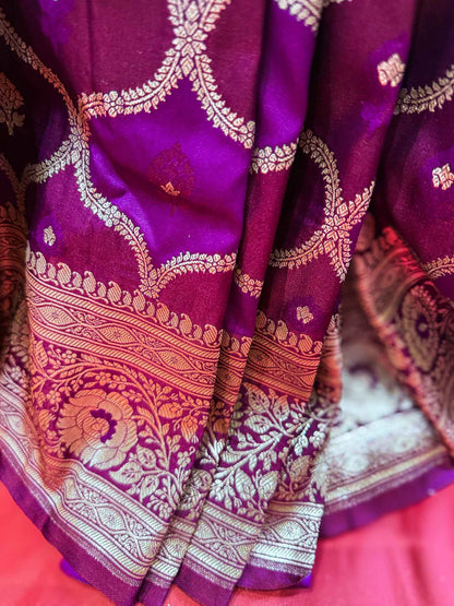 Rajnigandha — Katan Rangkat Banarasi Saree