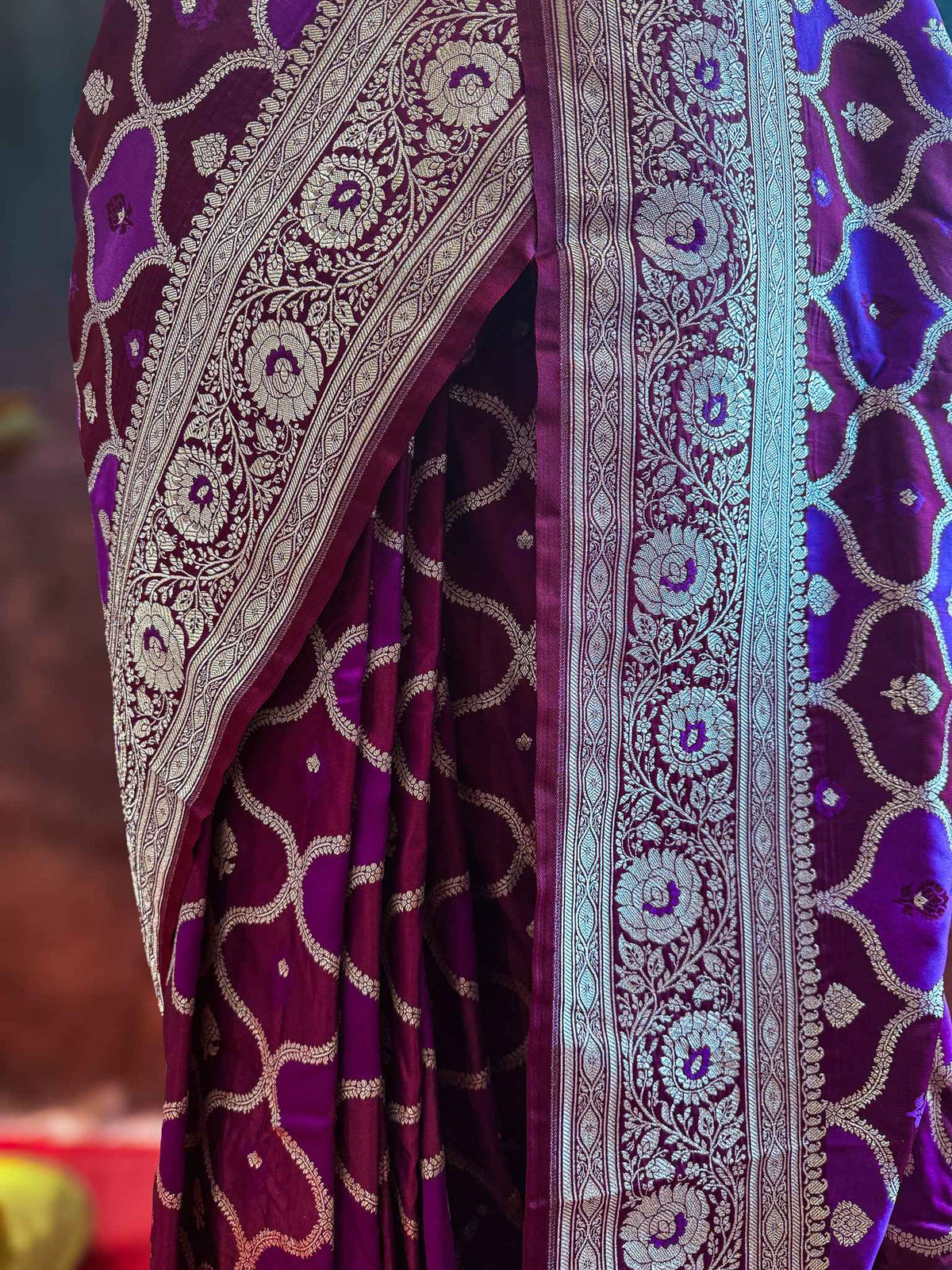 Rajnigandha — Katan Rangkat Banarasi Saree