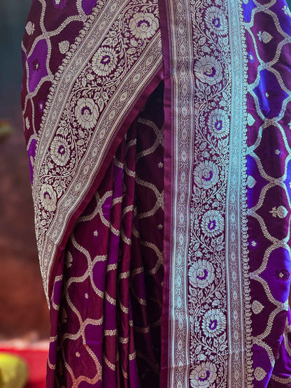 Rajnigandha — Katan Rangkat Banarasi Saree