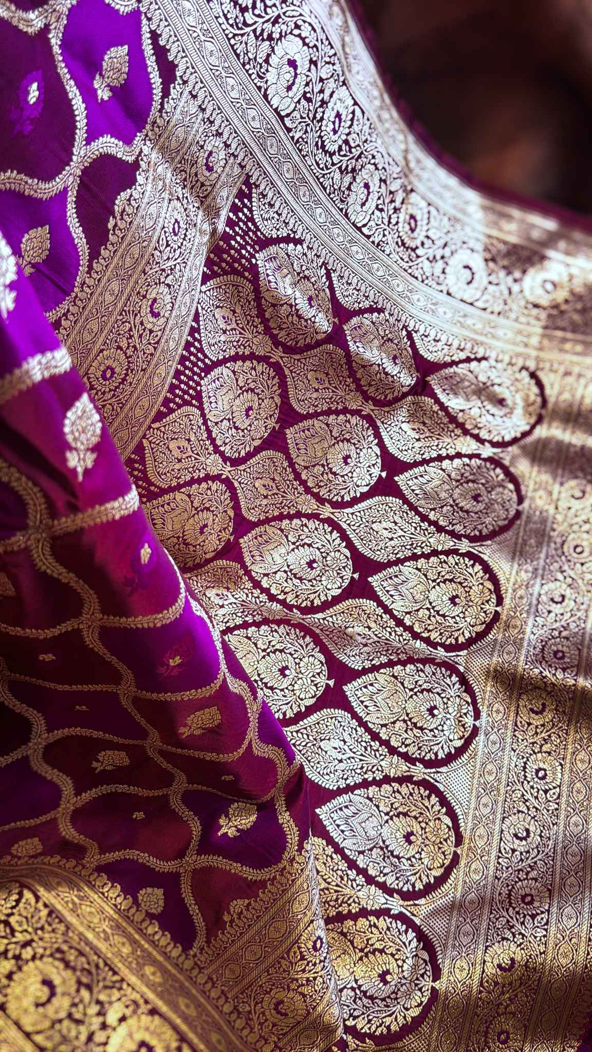 Rajnigandha — Katan Rangkat Banarasi Saree