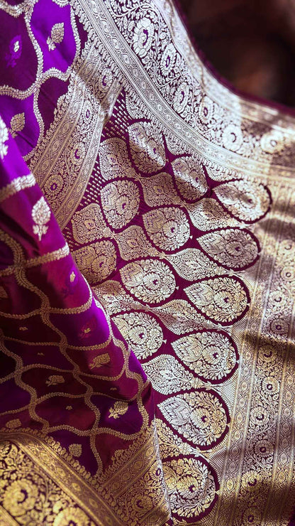 Rajnigandha — Katan Rangkat Banarasi Saree