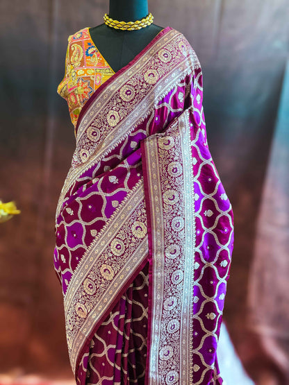 Rajnigandha — Katan Rangkat Banarasi Saree