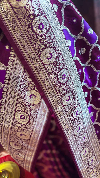 Rajnigandha — Katan Rangkat Banarasi Saree