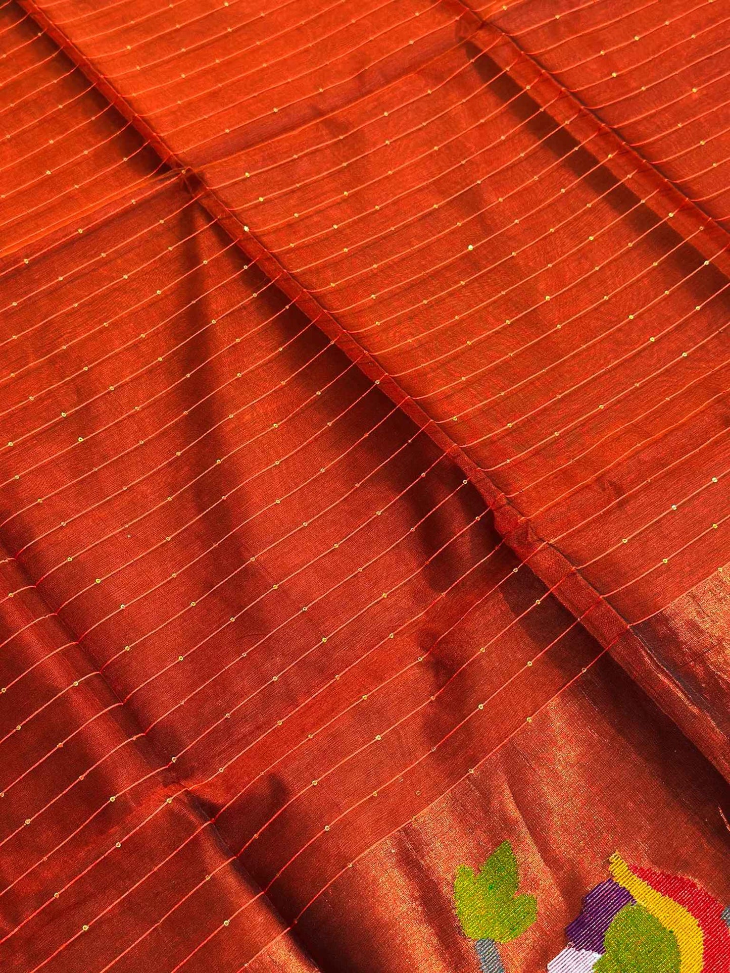 Agnishikha — Pure Jamdani Saree with Peacock & Bird Motifs